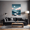 Twinkling Night Slopes Living Room Demo