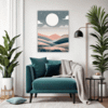 Twinkling Night Slopes Living Room Demo