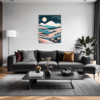 Twinkling Night Slopes Living Room Demo