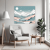 Twinkling Night Slopes Living Room Demo