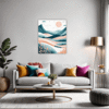 Twinkling Night Slopes Living Room Demo