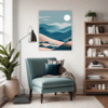 Twinkling Night Slopes Living Room Demo