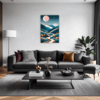 Twinkling Night Slopes Living Room Demo