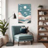 Twinkling Night Slopes Living Room Demo