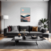 Twinkling Night Slopes Living Room Demo