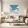 Twinkling Night Slopes Living Room Demo