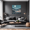 Twinkling Night Slopes Living Room Demo