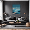 Twinkling Night Slopes Living Room Demo