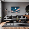 Twinkling Night Slopes Living Room Demo