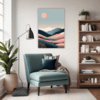 Twinkling Night Slopes Living Room Demo