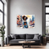 Urban Hip Hop Girl Living Room Demo