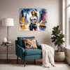 Urban Hip Hop Girl Living Room Demo