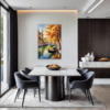 Venice Gondola Fall Scene Dining Room Demo