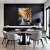Venice Gondola Fall Scene Dining Room Demo