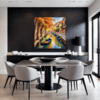 Venice Gondola Fall Scene Dining Room Demo