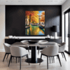 Venice Gondola Fall Scene Dining Room Demo