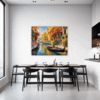 Venice Gondola Fall Scene Dining Room Demo