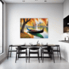 Venice Gondola Fall Scene Dining Room Demo