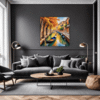 Venice Gondola Fall Scene Living Room Demo