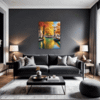 Venice Gondola Fall Scene Living Room Demo
