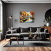 Venice Gondola Fall Scene Living Room Demo