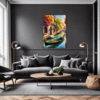 Venice Gondola Fall Scene Living Room Demo