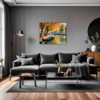 Venice Gondola Fall Scene Living Room Demo