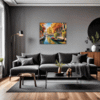 Venice Gondola Fall Scene Living Room Demo