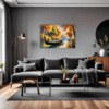 Venice Gondola Fall Scene Living Room Demo