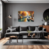 Venice Gondola Fall Scene Living Room Demo