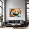 Venice Gondola Fall Scene Living Room Demo