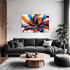 Vibrant Abstract Vortex Living Room Demo