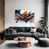 Vibrant Abstract Vortex Living Room Demo