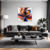 Vibrant Abstract Vortex Living Room Demo