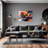 Vibrant Abstract Vortex Living Room Demo