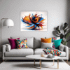 Vibrant Abstract Vortex Living Room Demo