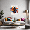 Vibrant Abstract Vortex Living Room Demo
