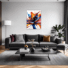 Vibrant Abstract Vortex Living Room Demo