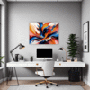 Vibrant Abstract Vortex Office Demo