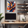 Vibrant Abstract Vortex Office Demo
