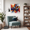 Vibrant Color Splash Living Room Demo