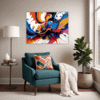 Vibrant Color Splash Living Room Demo