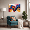 Vibrant Color Splash Living Room Demo