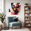 Vibrant Color Splash Living Room Demo