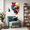 Vibrant Color Splash Living Room Demo