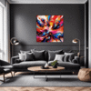 Vibrant Color Surge Living Room Demo