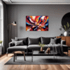 Vibrant Color Surge Living Room Demo