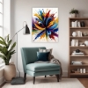 Vibrant Color Vortex Living Room Demo