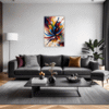 Vibrant Color Vortex Living Room Demo