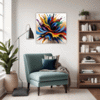 Vibrant Color Vortex Living Room Demo